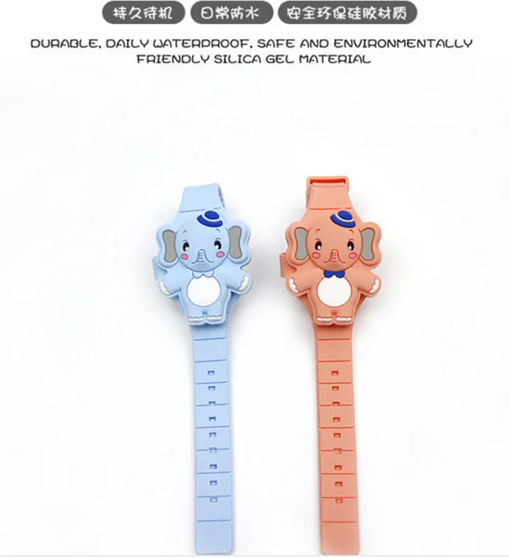 Custom  design cartoon animal fashion digital LED luminous Smart Kids Watch For Baby Child