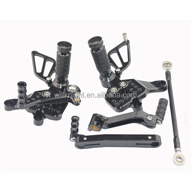 ЧПУ Регулируемая Задняя накладка, подножки, Задняя накладка для Honda Yamaha Suzuki Kawasaki Ducati Triumph