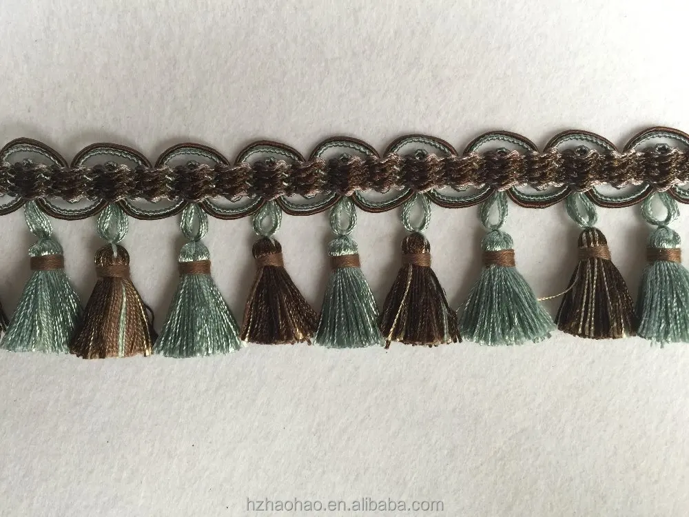 
Wholesale Decorative Curtain Tassel Fringe 