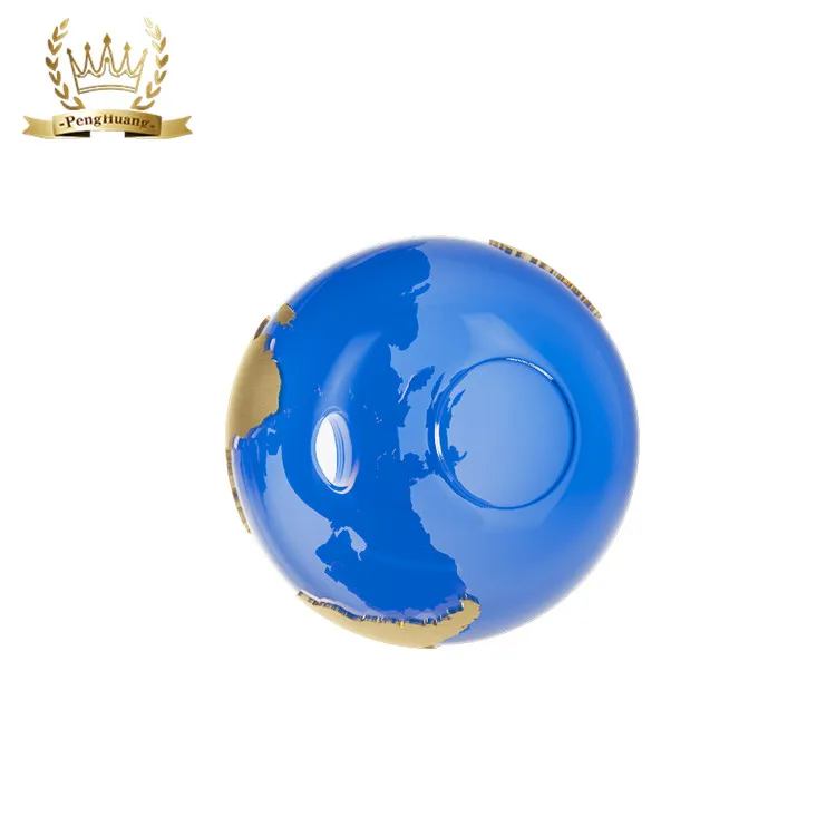 Unique Design Earth Shape 100ml Fancy Empty Glass Perfumes Spray Bottles