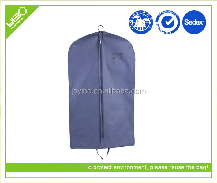 New design customized suit cover  cheap garment bag suit cover eco friendly garment bag