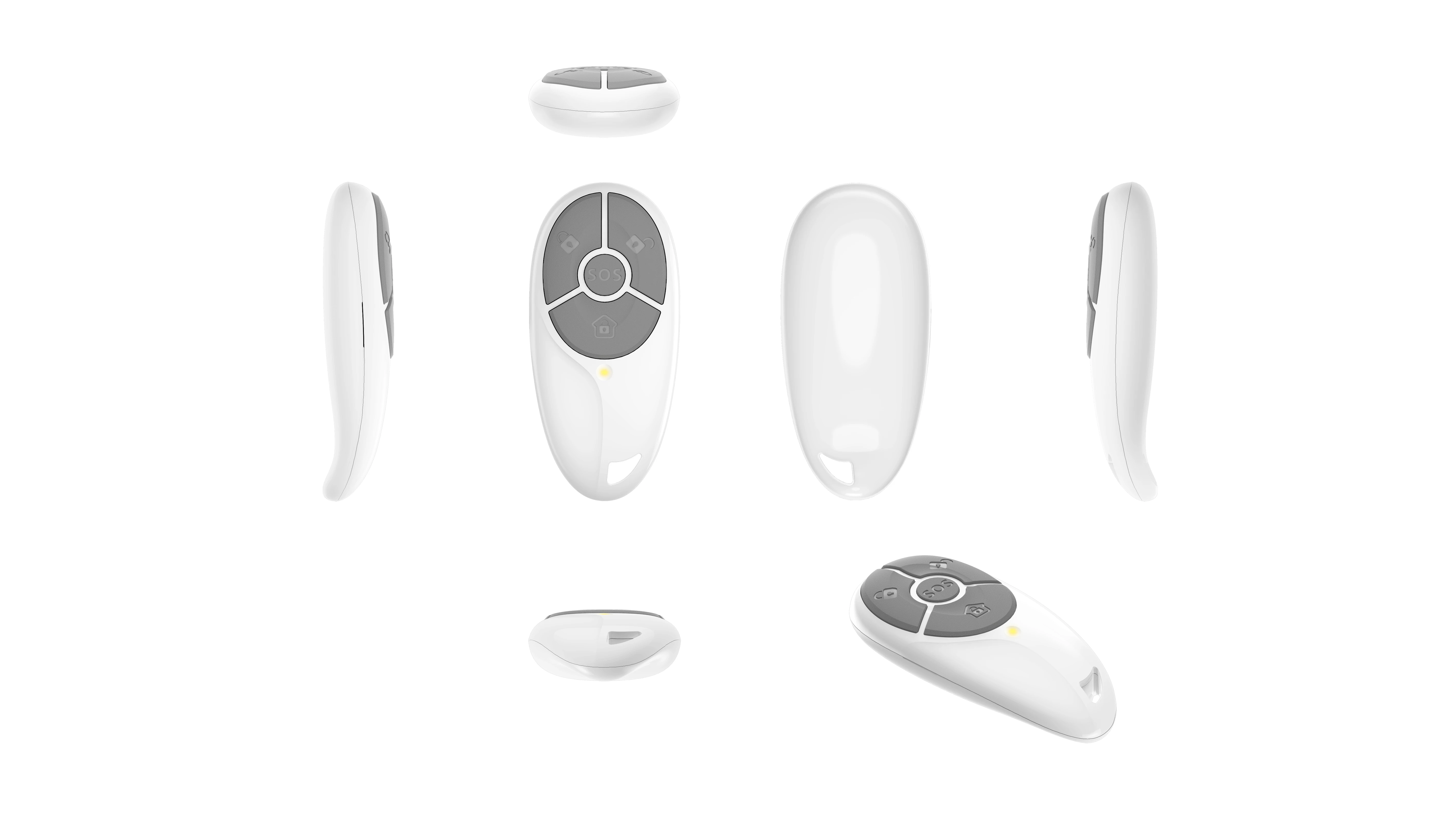 
Z-wave Remote Control Z-wave Remote Controller for Smart Home Security Home Automation Single Serve WHITE ABS 