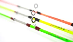 Glass fiber rotary two section fishing rod