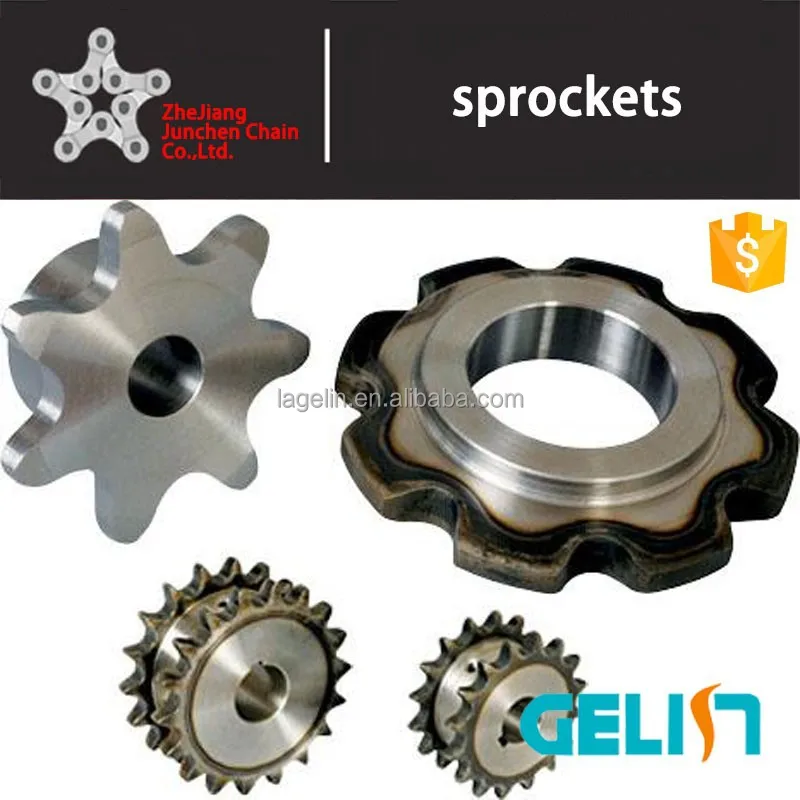 
Customizable teeth heat treatment double pitch sprockets 
