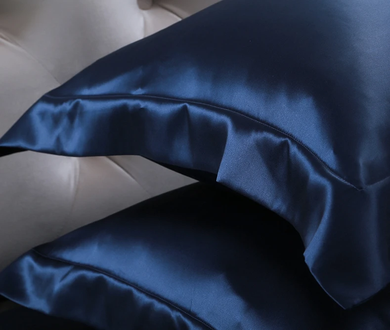 
4 piece plain dyed solid color 100% mulberry silk king size bed sheet set 