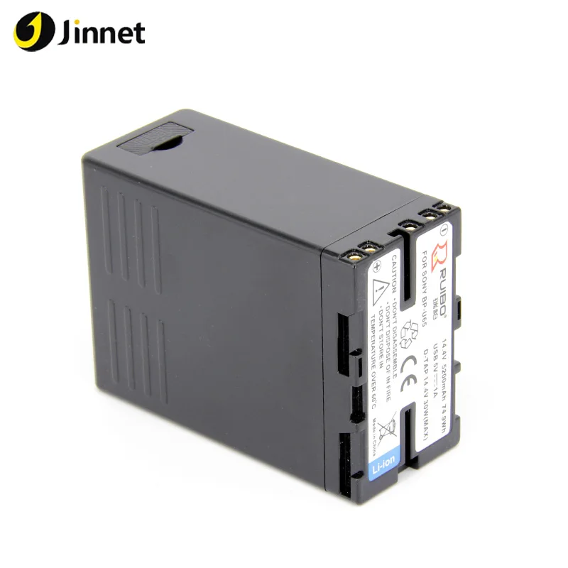 Jinnet BP-U65 BPU65 BP-U60 Camcorder Battery For Sony PMW-280 EX1 EX3 PXW-FS5 PXW-X180
