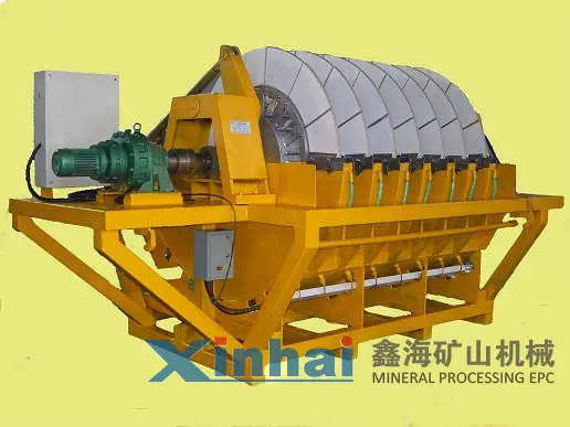 Dewatering Machine Produced By China Manufacture , Vacuum Rotary Drum Filter