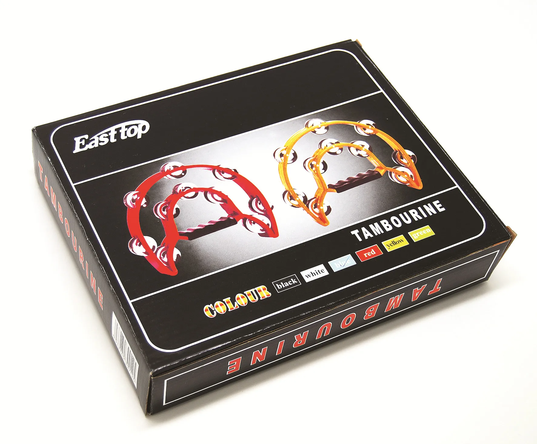 DF103 double round colourful metal tambourine used in KTV