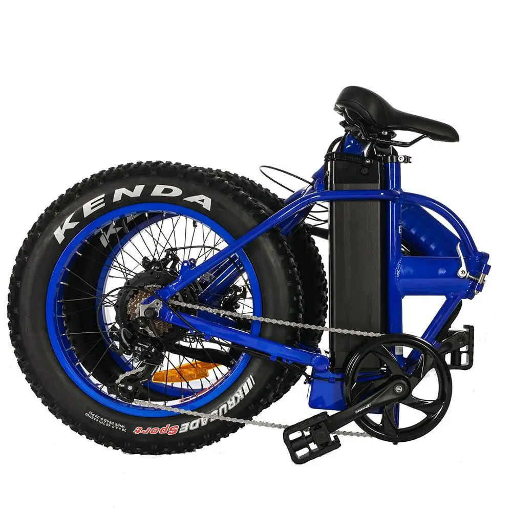 Green Power 48V 500W fat tire small folding electric bike for wholesale electric bicycle e bike