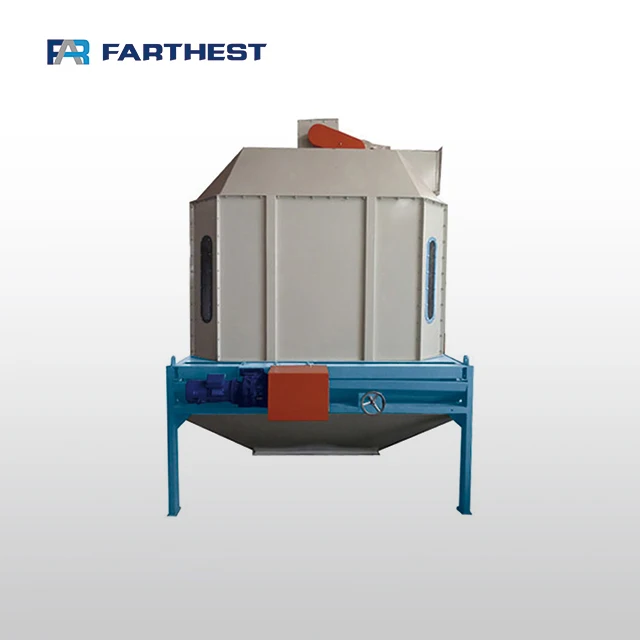 Changzhou Farthest Counter Flow Hot Air Cooler/Fish Feed Pellet Cooler Machines