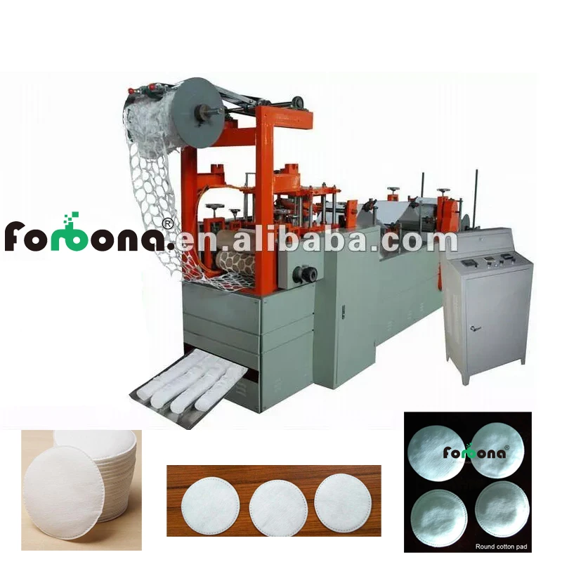 round cotton pad machine / cosmetic makeup remover cotton pad making machine