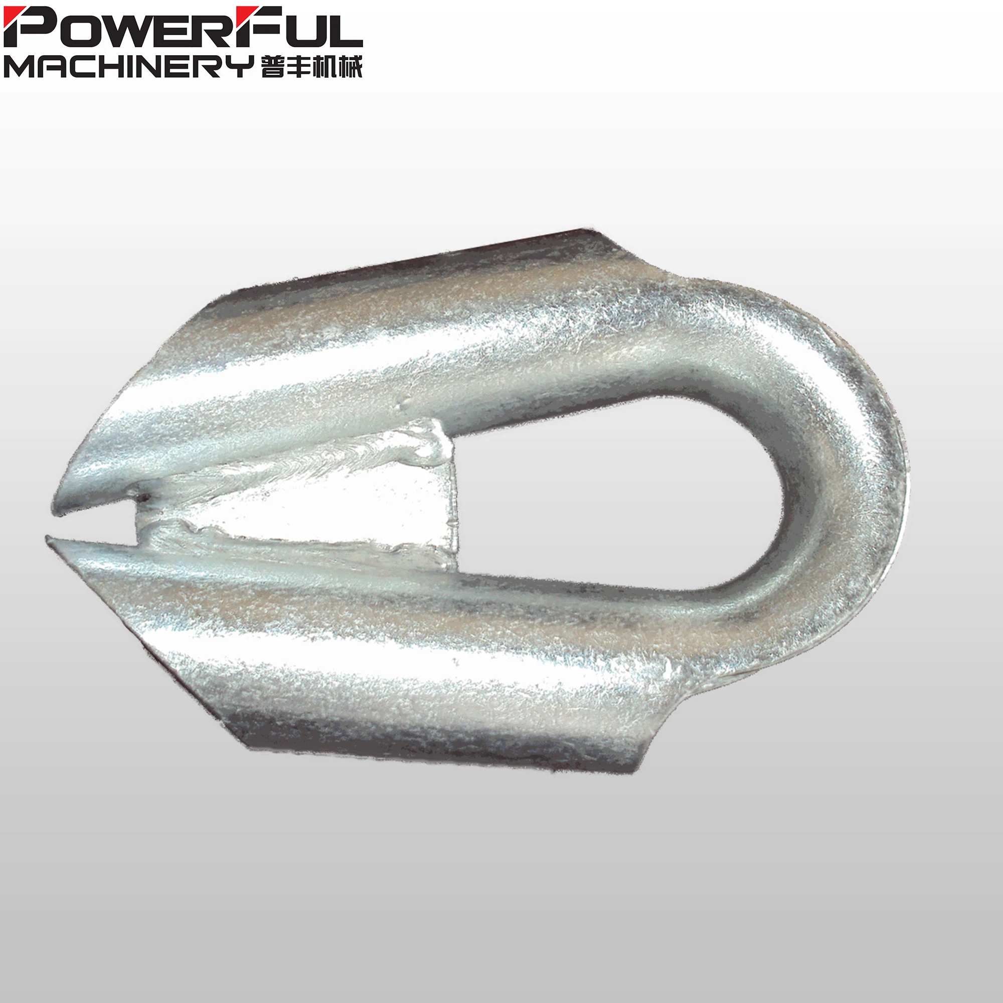 stainless steel polished tube thimble for wire rope with gusset