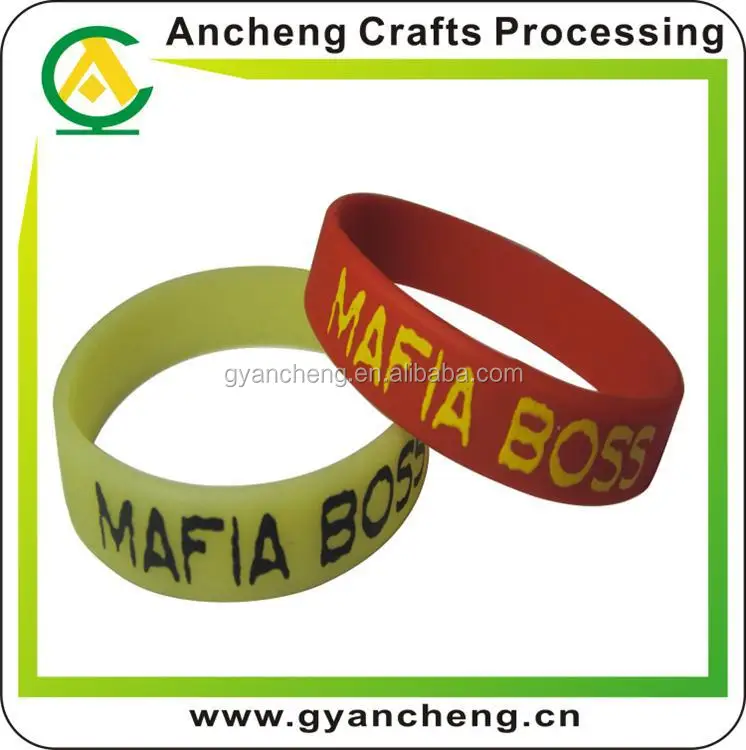 Promotion custom wristbands for nausea forpromotional products