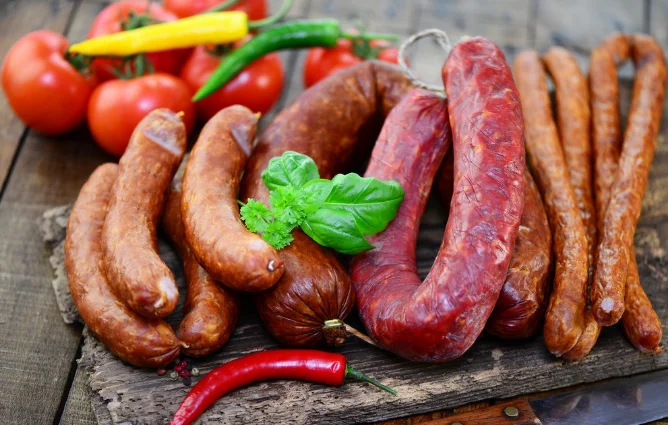 Aokai Factory duck chicken sausage smoke house hot sale