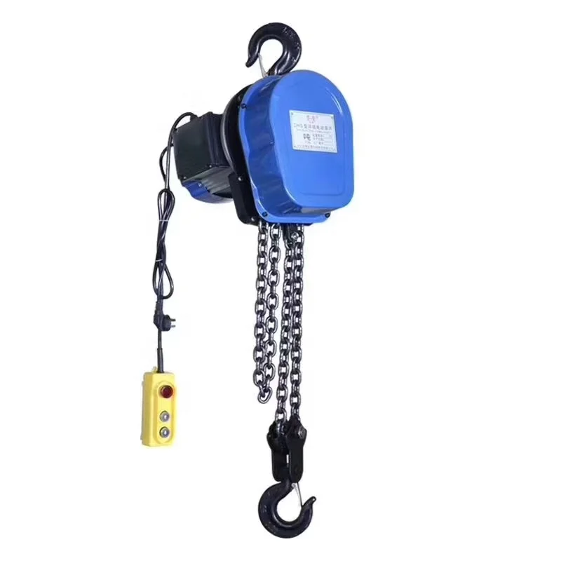 
1ton to 5ton single phase 220V electric chain hoist block crane with factory price 