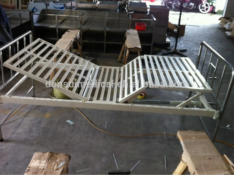 Manufacturer Supply Manual Cheap Prices Two Functions Hospital Bed