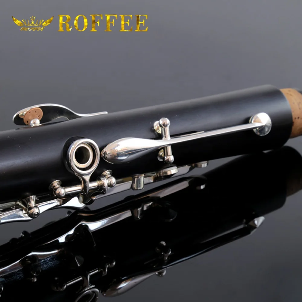 Профессиональный уровень производительности Эбеновое дерево посеребренный тональный кларнет 706