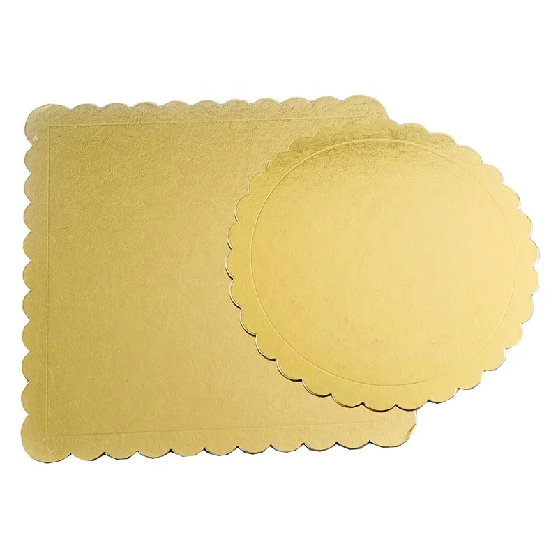 High Quality Different Shape Cardboard Tray For Cake