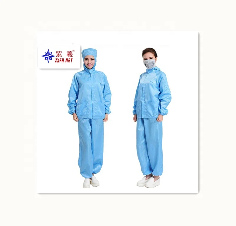 Electronics Factory lab coats personal protect Antistatic Cleanroom Work Clothes