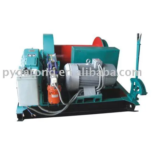 Электрическая горная Лебедка для вытягивания waggon на рельсе