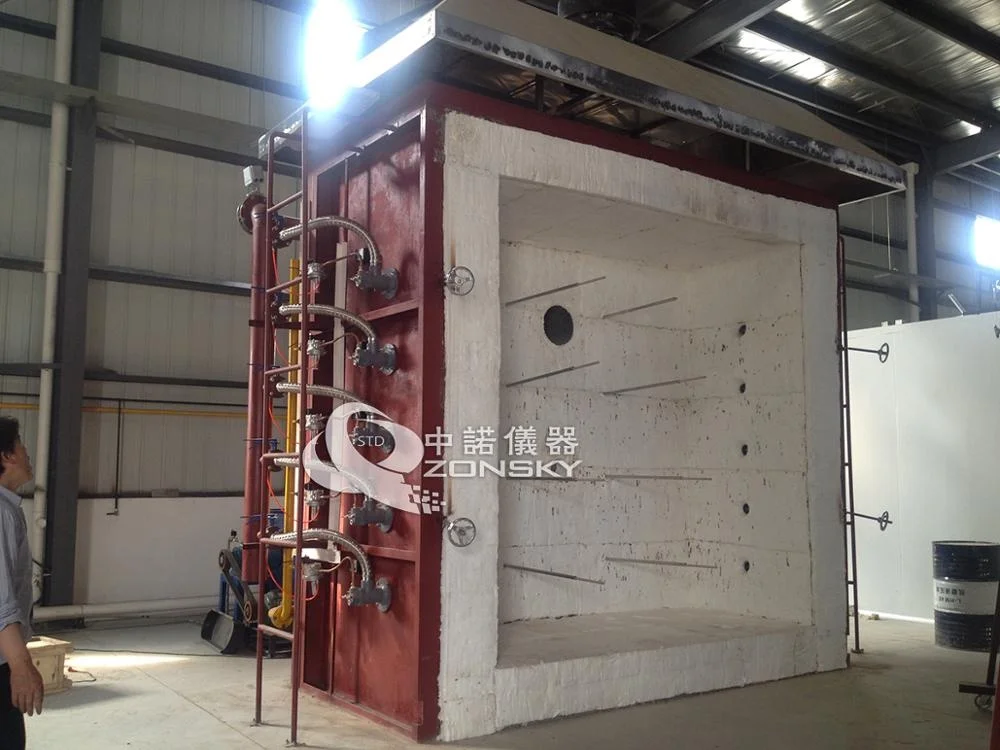 BS 476 Building Construction and Materials Vertical Fire Resistance Test Furnace