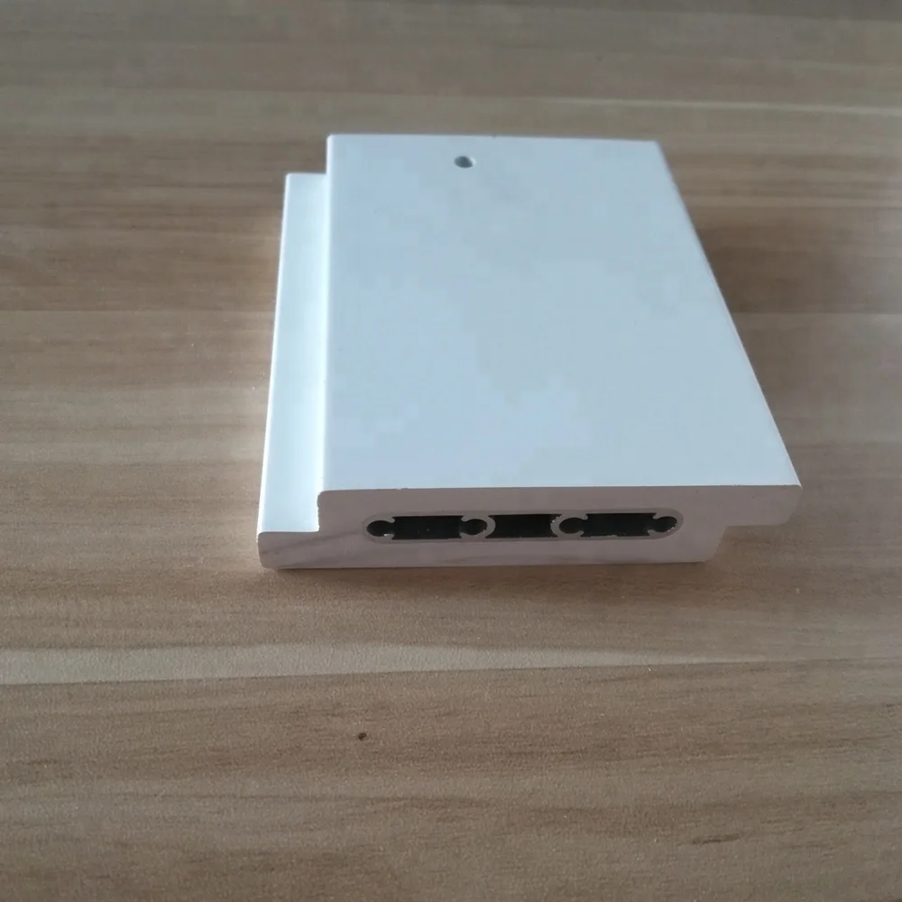 White faux wood Reinforced plantation shutter louvers from china