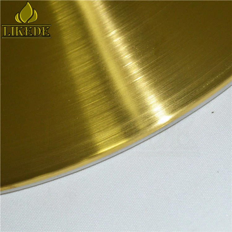 New high quality brushed titanium gold 304#  stainless steel table frame table accessories