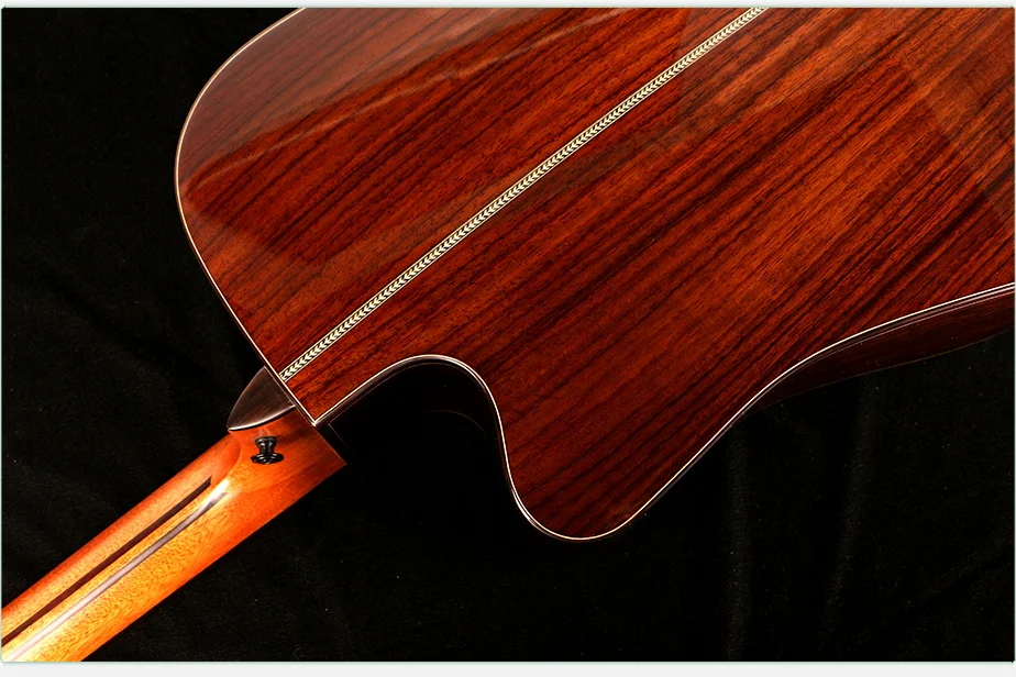 Wholesale OEM Deviser all solid electro acoustic guitar