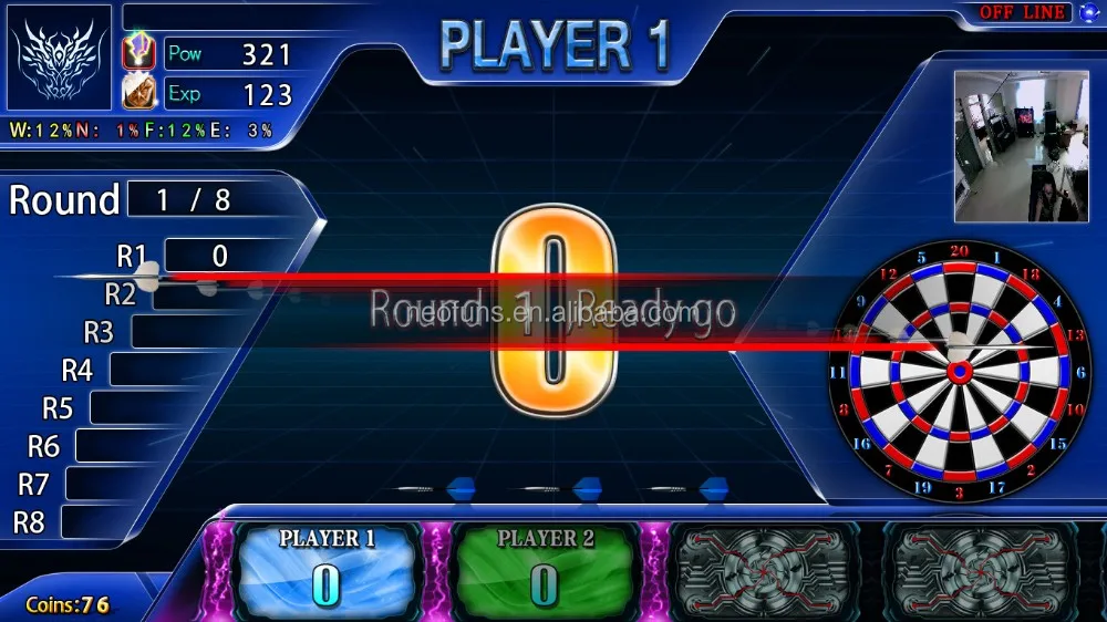 High Quality Hot Selling Online Video Electronic Darts Soft Tip Game Machine for Bar