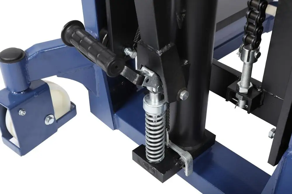 2000kg 2 ton hydraulic manual hand pallet stacker hand forklift