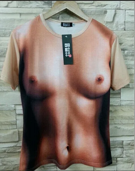 Naked men in t shirts