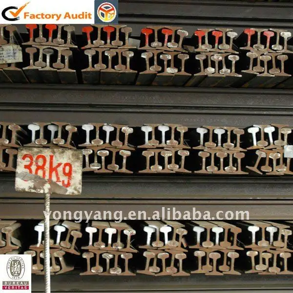 Heavy Rail Steel Rail U71Mn,U71,45Mn 38kgs/m