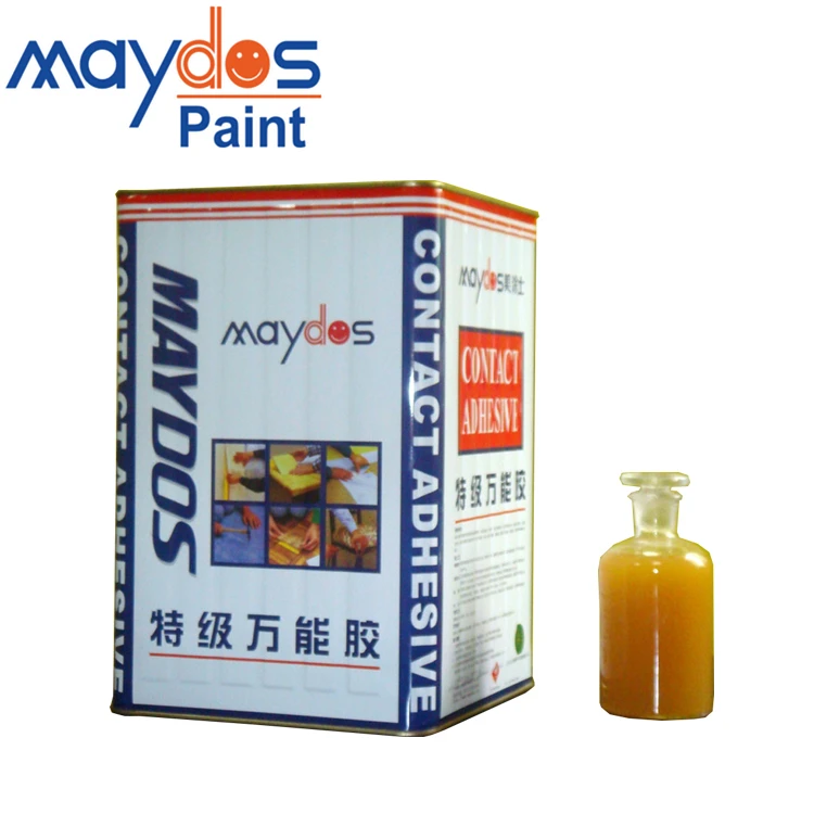 Maydos SBS liguid adhesive for plywood boards, wallpaper and rubber