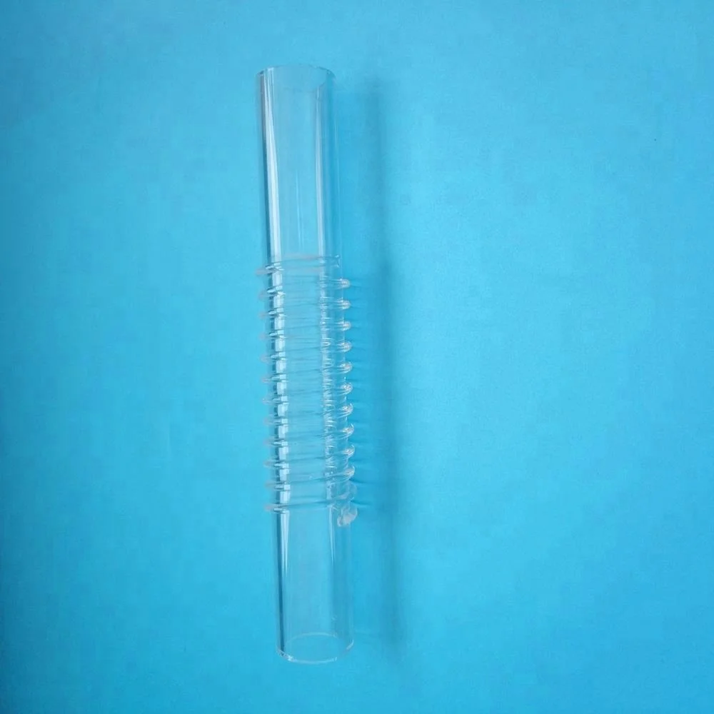 wholesale bulk glass tubing in spiral shape