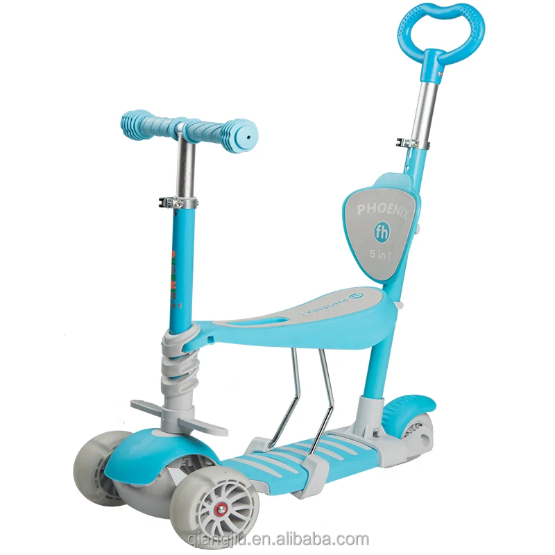 China factory price kids scooter with seat 5 in 1scooter for baby  kick scooters foot scooters child for sale