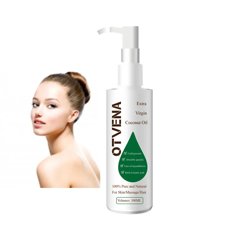 
 Органическое 100% чистое и натуральное кокосовое масло, упаковка, увлажняющее рафинированное кокосовое масло  