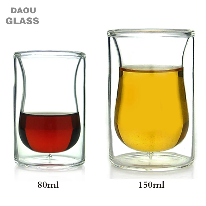 
double wall glass coffee cup 