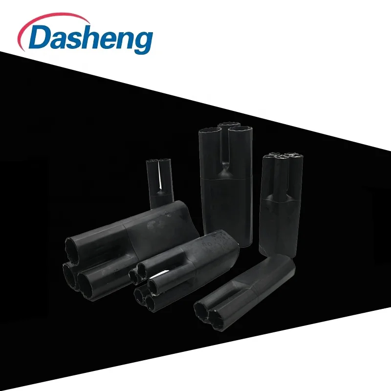 3-Core Heat Shrinkable Breakouts Cross Linked Polyolefin Cable Breakout Boots