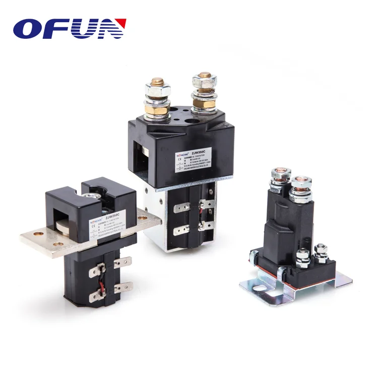 
OFUN Hot Sell Electrical Car Parts Dc Contactor 48V 12V 200A 500A Relay 
