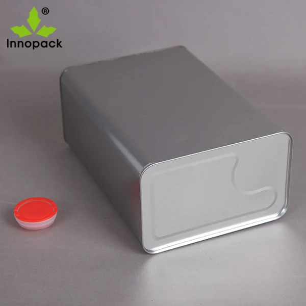 Olive Oil Tin Can 5L  with Plastic Plug and Metal Handle