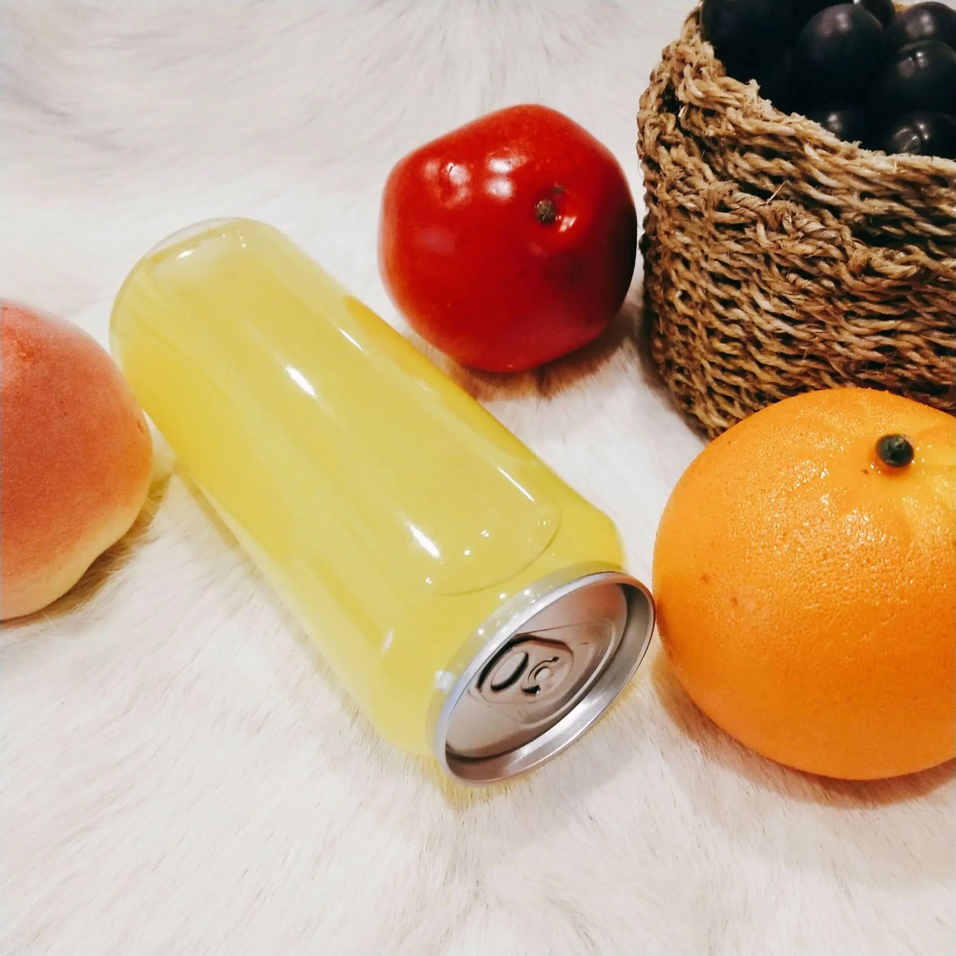 500ml soft drink PET Can for milk tea Coffee carbonated drink fruit juice Can with aluminium easy open ends 202#