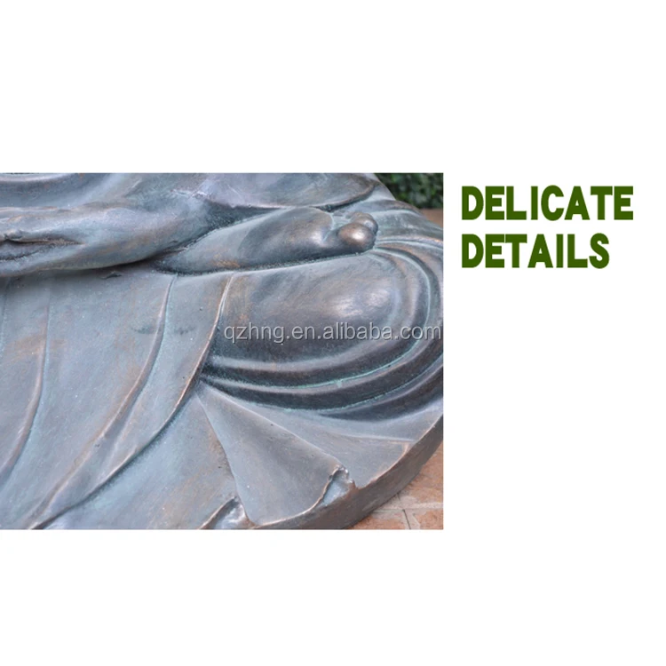 Hot Sale GRC Stone Sitting Chinese Buddha Statue