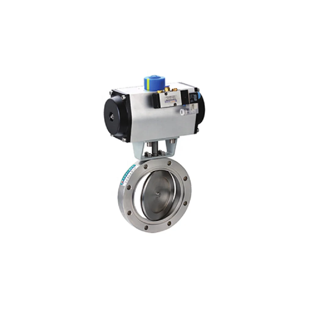 EVP high vacuum Pneumatic and Electric butterfly valve