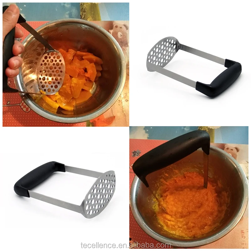 
Cheap Price Kitchen Gadget Manual Mash Potato Ricer Masher Press, Stainless Steel Potato Ricer for Wholesale 