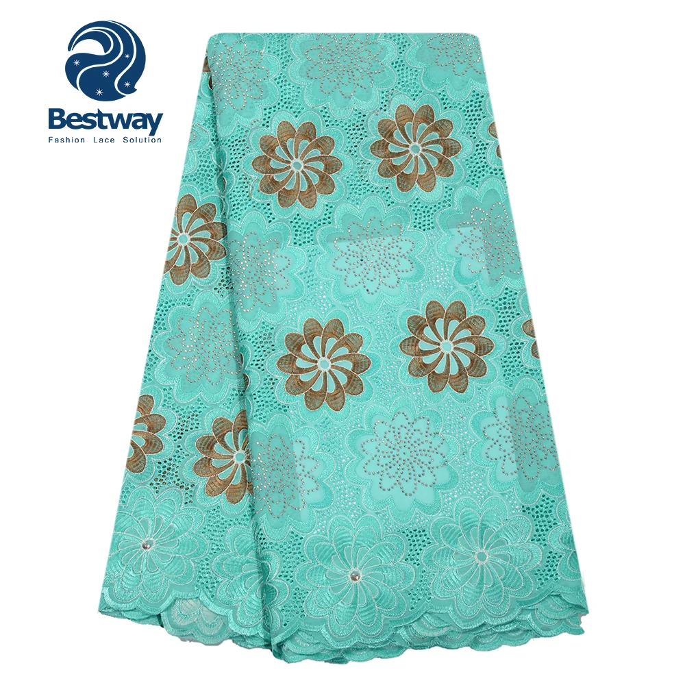 Bestway двухцветная швейцарская вуаль кружева со стразами для вечернего платья