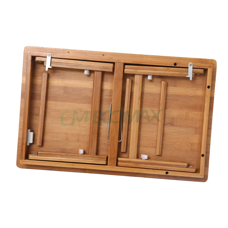 Hot Sale Bamboo Computer Desk Multifuncional Folding Table