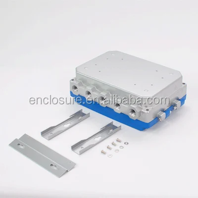 CHANGHE IP65 Electrical Control Box Die Cast Hinged Aluminum Enclosure 285x205x97mm