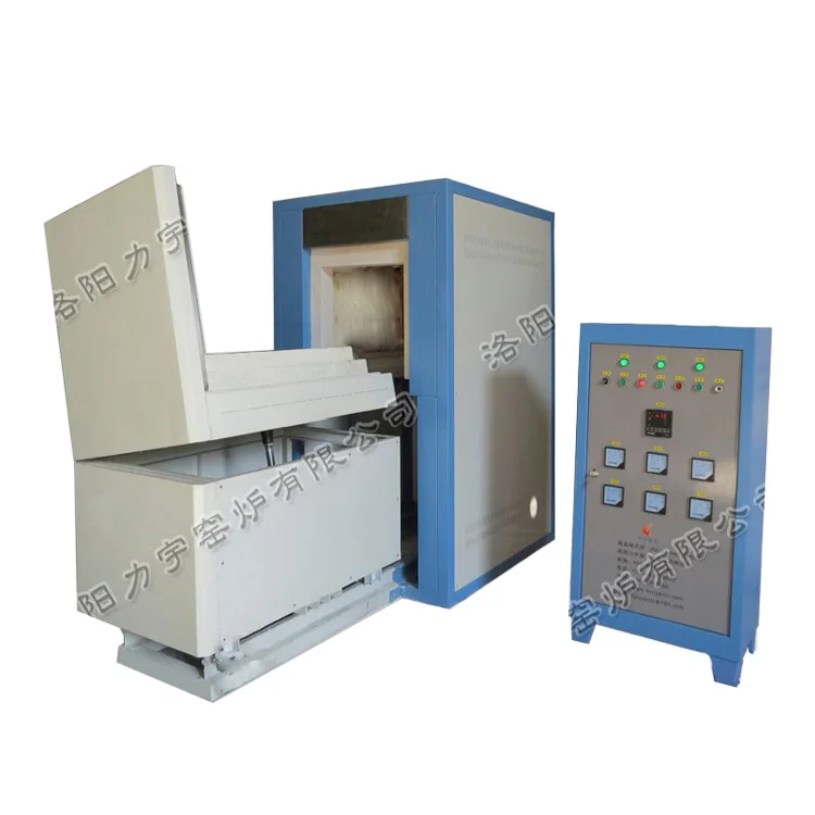 High temperature tilt trolley 1700c muffle furnace used in forging