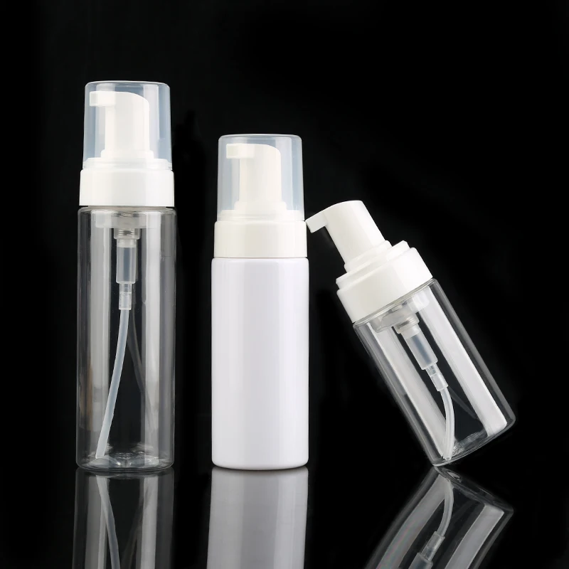 Wholesale Custom Logo Clear Plastic Bottle Mini Foaming Dispensers for Castile Liquid Soap