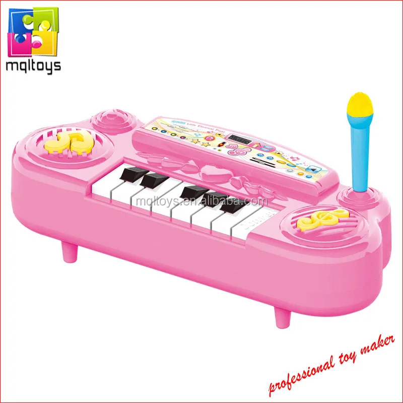 Nice material musical instrument 8 keys plastic toy piano